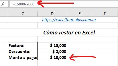 Funcion De Resta En Excel Claimy