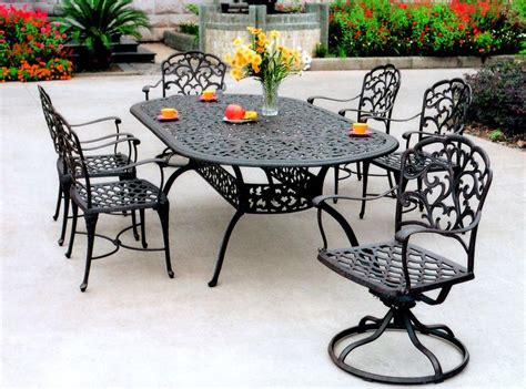 Cast Iron Outdoor Dining Chairs