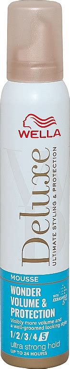 Wella Deluxe Wonder Volume Protection Mousse Ultra Strong Hold