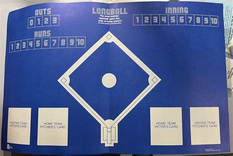 1979 Longball Baseball Board Game 700112365683 Ebay