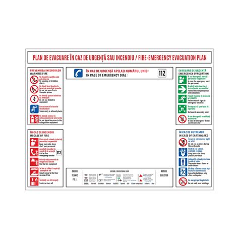 Indicator Psi Plan De Evacuare In Caz De Urgenta Si Incendiu Emagro