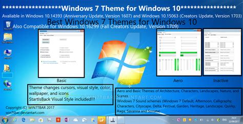 Windows 7 Theme For Windows 10 By Win7tbar On Deviantart
