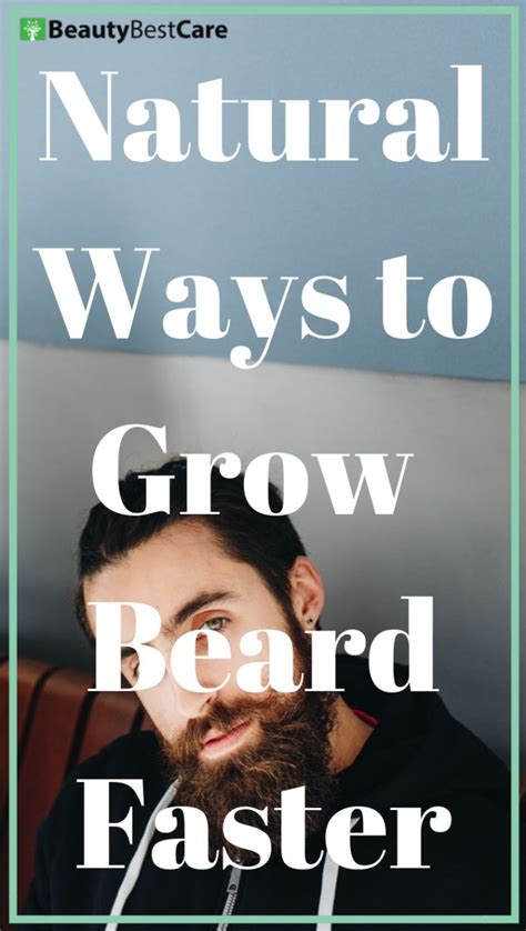 When a lot of 'junk' is put into your beard care products, this does not benefit your beard. 8 Ways to Grow a Beard Faster Naturally | Growing facial ...