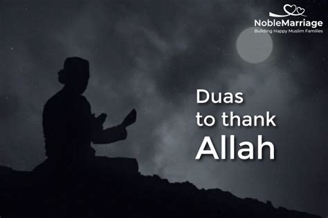 Duas To Thank Allah For His Favour And Blessings