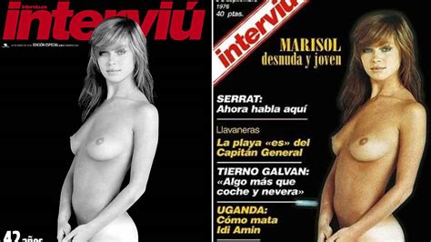 Marisol de nuevo desnuda en el adiós de Interviú en unas fotos cuya