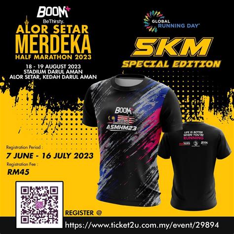 Boom Alor Setar Merdeka Half Marathon 2023 Ticket2u