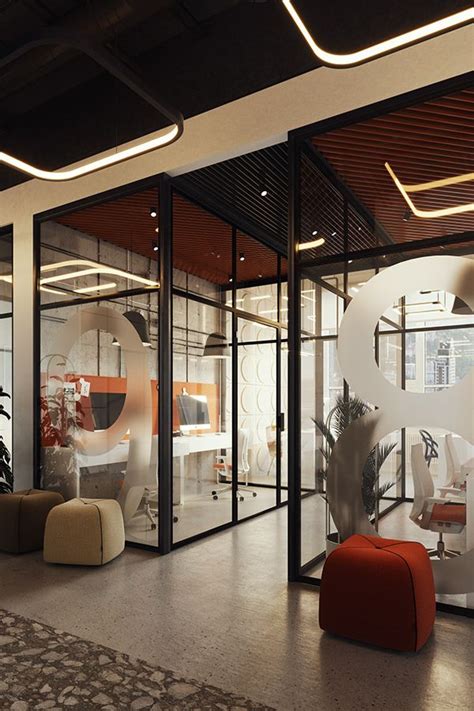 Royal Tower Office Interior Concept On Behance Contemporary Office