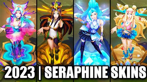 All Seraphine Skins Spotlight 2023 League Of Legends Youtube