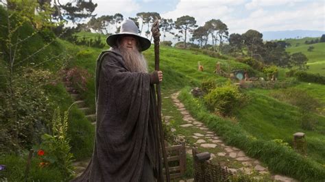 The Shire The Lord Of The Rings P Gandalf Hd Wallpaper