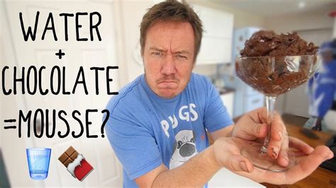 1 tablespoon liquor of your choosing. Chocolate + Water = Chocolate Mousse?! | Ask Barry #5 ...