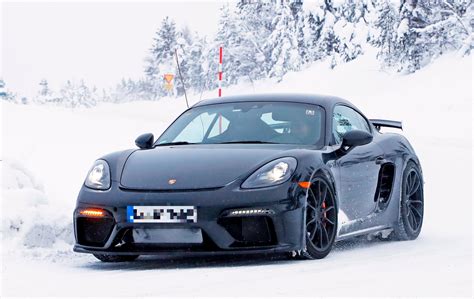 Porsche Cayman Gt Spied In Production Trim Gt Engine Expected Autoevolution