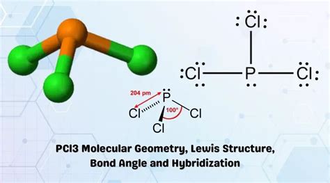 Pcl3 Molecular Electron Geometry Lewis Structure Bond Angles And Free