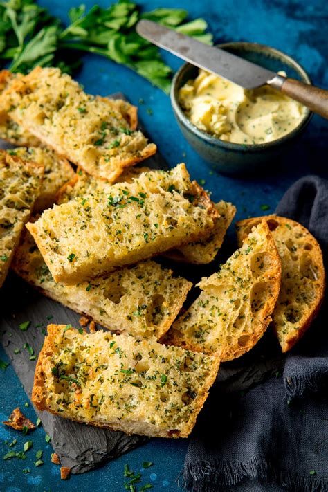 Easy Homemade Garlic Bread Recipe Nickys Kitchen Sanctuary