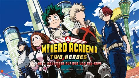 My Hero Academia Two Heroes Anime Trailer Youtube