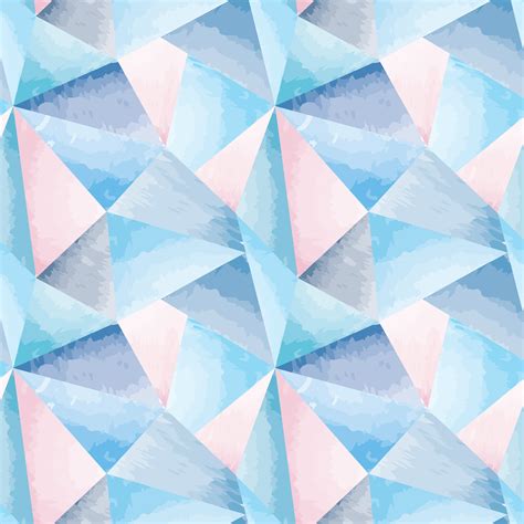 Abstract Seamless Pattern Geometric Form Watercolor Background 530877