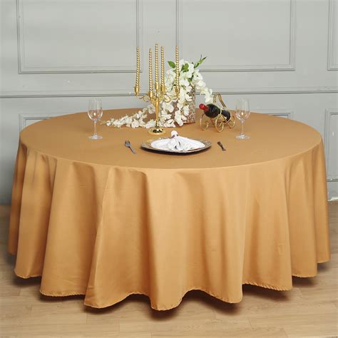 Efavormart 120 Wholesale Round Tablecloth Polyester Round Table Linens