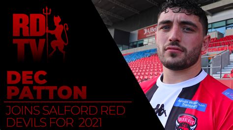 Dec Patton Joins Salford Red Devils For 2021 My Sports Online