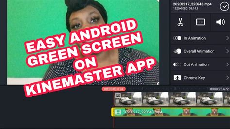 Easy How To Chroma Key Tutorial Kinemaster Green Screen On Android Youtube