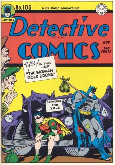 Detective Comics 105 The Batman Goes Broke Issue
