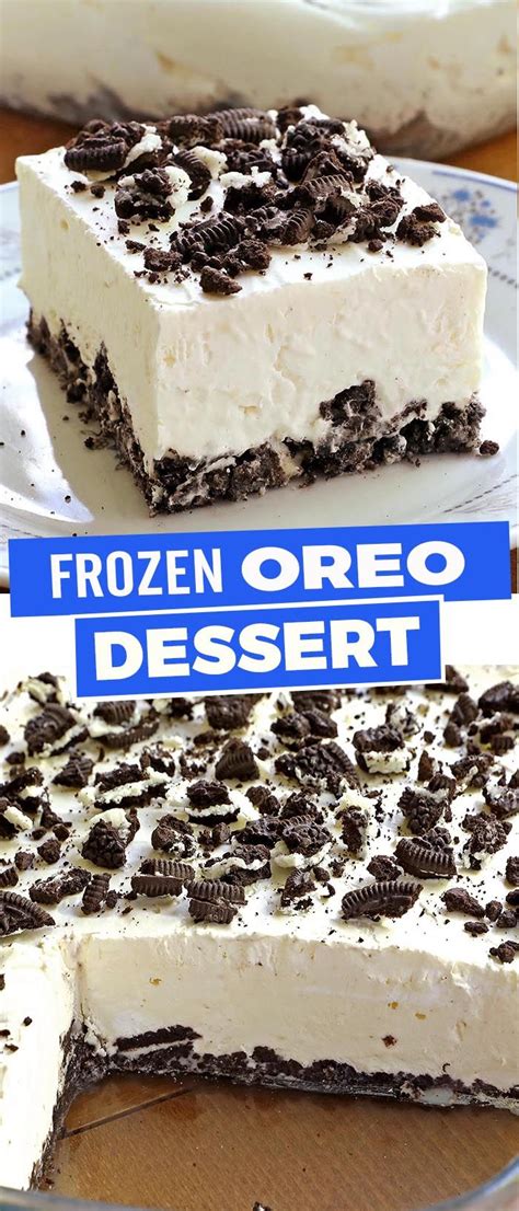 From waffles to freakshakes to desserts and milkshakes, oreo desserts are what dreams are made of! Frozen Oreo Dessert - Cakescottage | Recipe | Desserts ...