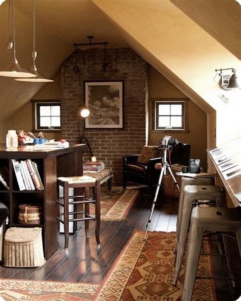 Attics are no longer just reserved for storage. Transform Your Boring Old Attic into a Home Office You'd ...