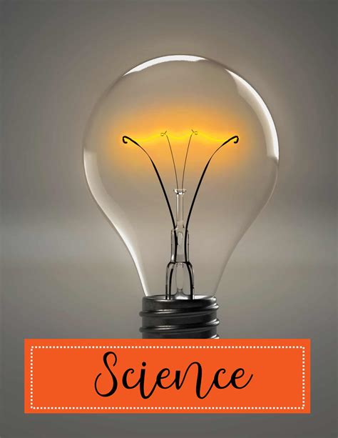 Free Science Binder Cover Customize Online And Print At Home