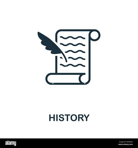 History Icon Symbol Creative Sign From Education Icons Collection