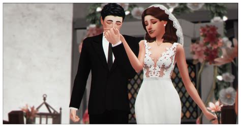 Sims 4 Cc Custom Content Wedding Pose Pack “together Forever