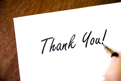 Why We Should All Write Thank You Notes