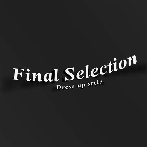 Final Selection Driftstickers