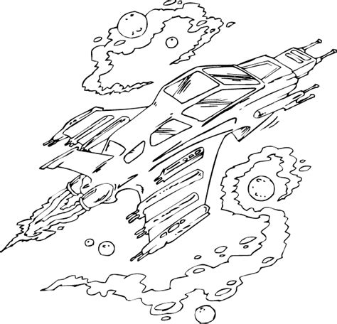 This is a simple and cute spaceship coloring page that will be very interesting to all lovers of space and cool coloring books. speeding spaceship coloring page - coloring.com