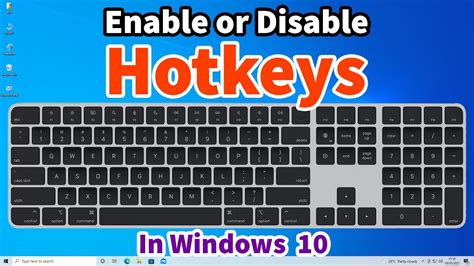 How To Turn Off Keyboard Shortcuts And Hotkey Windows 10 Windows Basics