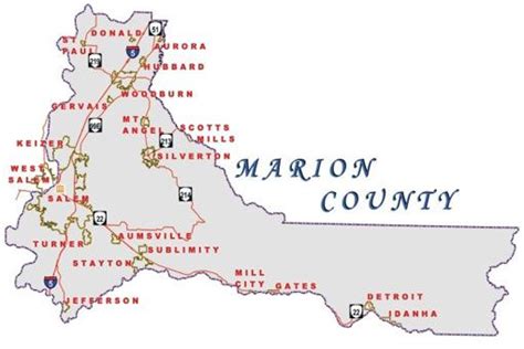 Marion County Zoning Map Oregon Map Of Stoney Lake