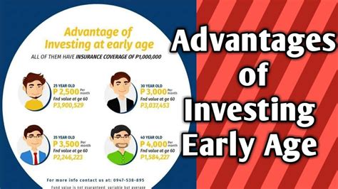 Advantages Of Investing Early Age Youtube