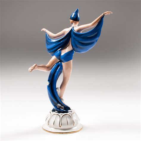 Royal Dux Art Deco Porcelain Dancer Cowan S Auction House The
