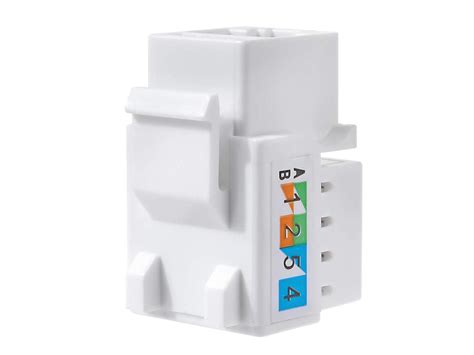 The orange and green wire pairs (pair 2 & pair 3) are interchanged. 10-Pack RJ45 Keystone Jack Module Connector 568A/568B ...