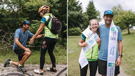 Ultrarunner Shan Riggs Proposes After East Coast Greenway Run Nbc New