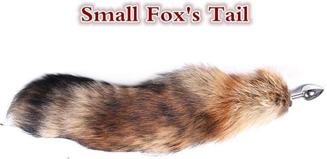 Anal Toy Small Size Long Metal Anal Toys Fox Tail Anal Plug