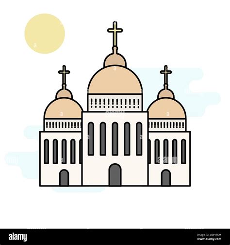 Church Icon Isolated On White Background Vector Illustration For