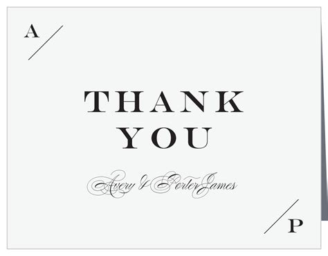 Everlasting Love Wedding Thank You Cards By Basic Invite