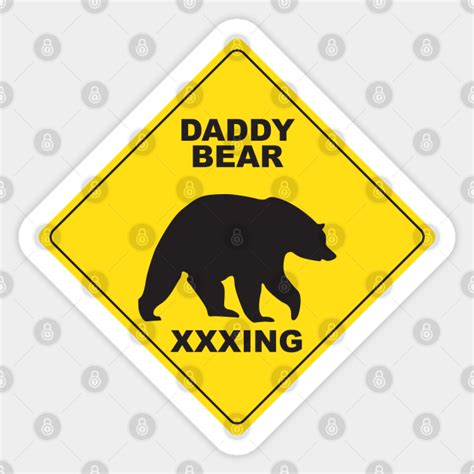 daddy bear xxxing gay bear sticker teepublic