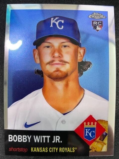 2022 Topps Chrome Platinum 61 Bobby Witt Jr Rookie Card Kansas City Royals Ebay