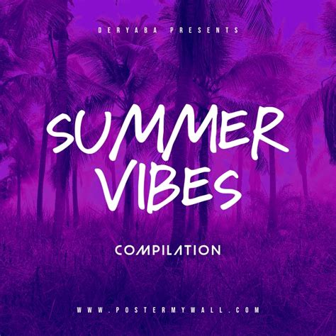 Summer Vibes Cd Album Cover Template Postermywall
