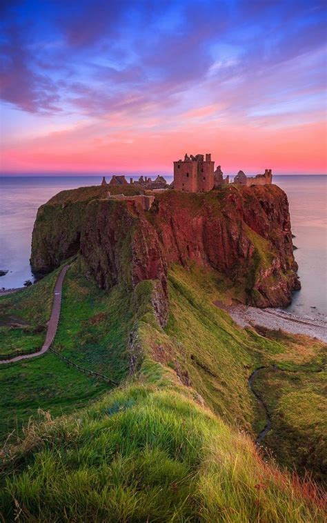 Dunnottar Castle North Sea Coast In Stonehaven Scotland My Ancestral