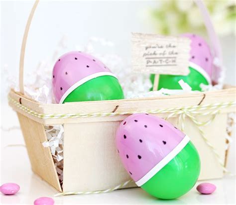 Watermelon Easter Eggs Damask Love Easter Crafts Diy