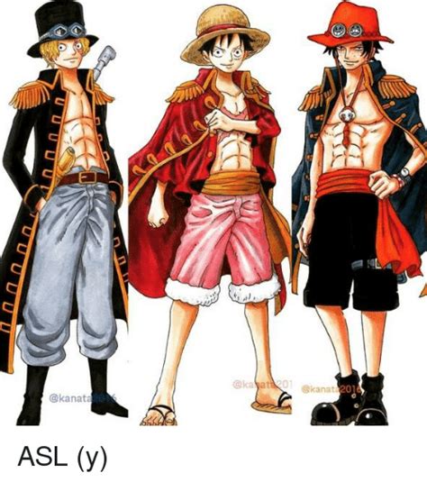 Ace Sabo And Luffy Asl One Piece Đang Yêu Cướp Biển