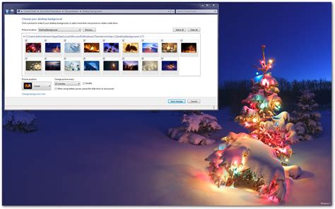 Download Holiday Lights Windows 7 Theme