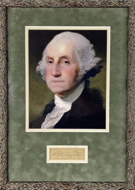 Lot Detail President George Washington Signed 1 X 3 Document