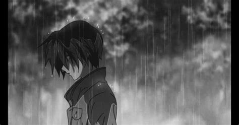 Sad Anime Boy In Rain Sad Boy Alone In Rain Wallpapers Wallpaper Cave
