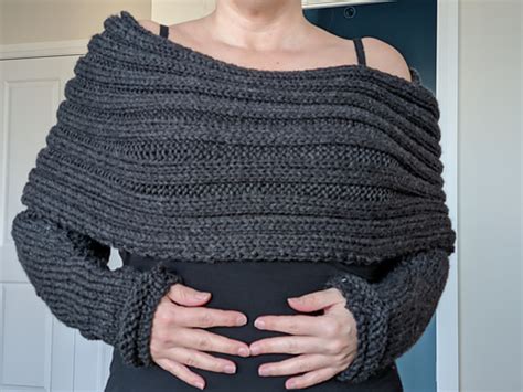 Ravelry Wrap Around Shrug With Sleeves Pattern By Camelia Mit